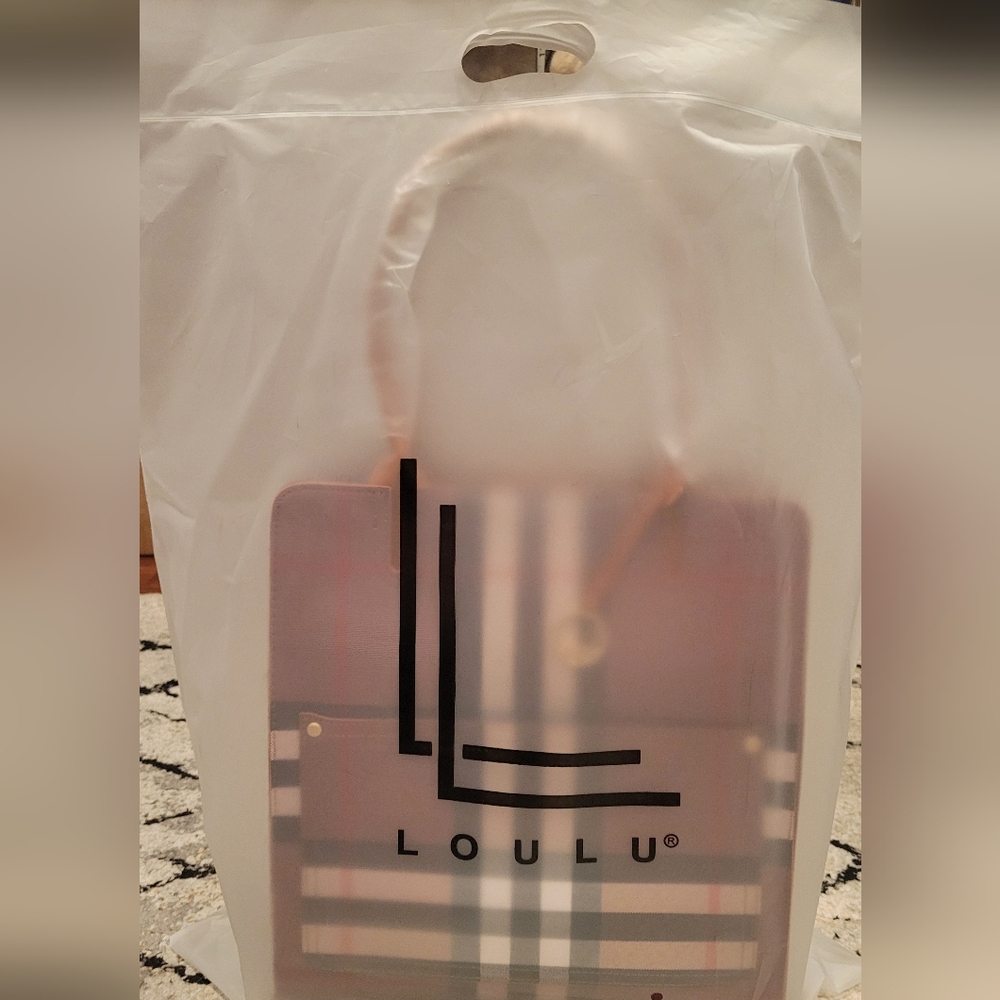 Loulu Plaid Tote Bag